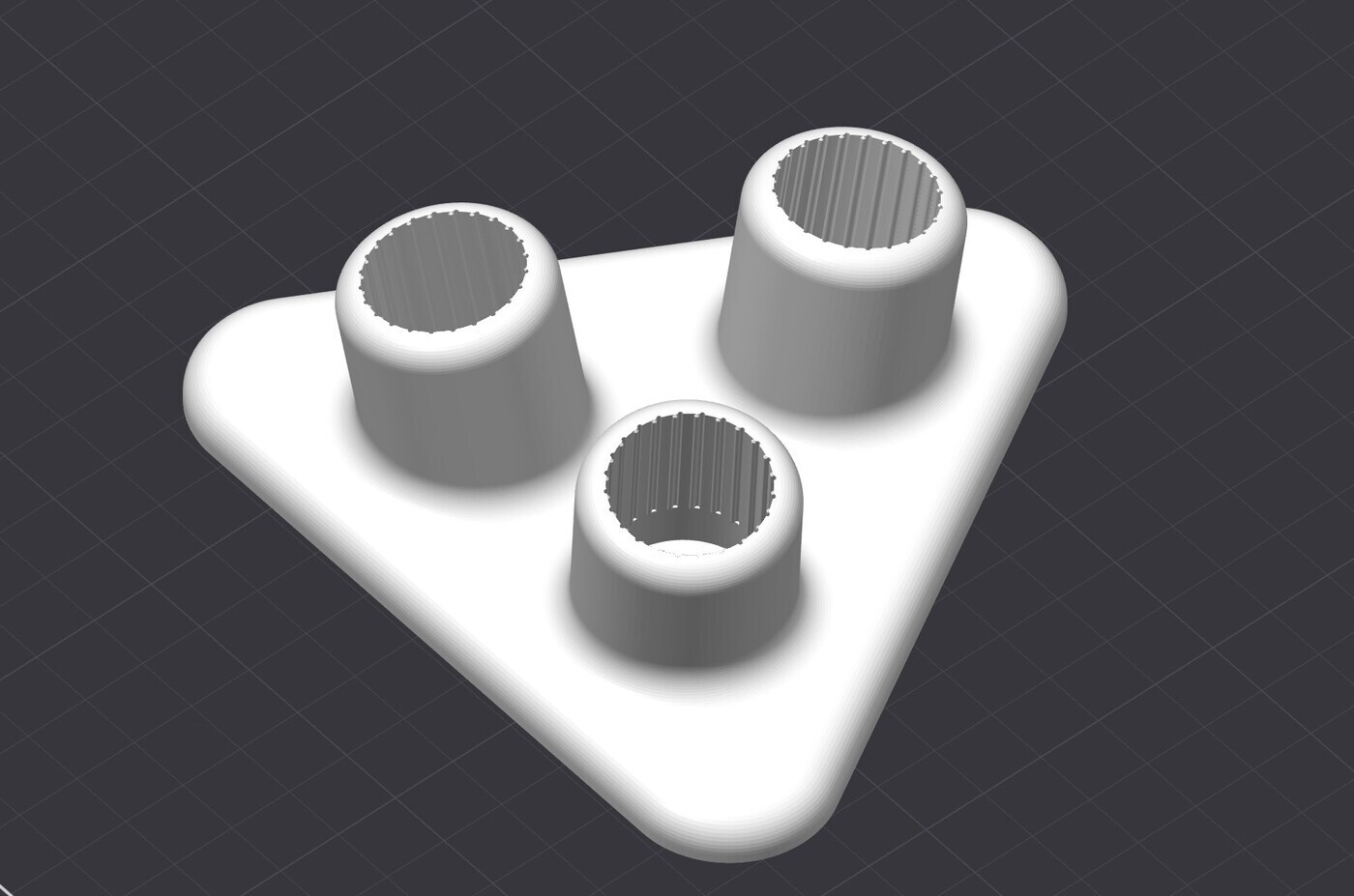 deltapod von oben – Vogelperspektive auf zwei Stative mit dramatischen Schatten